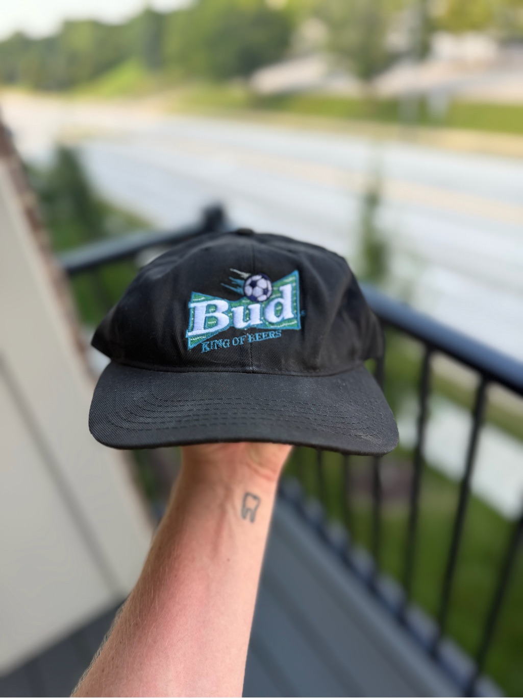 Vintage Budweiser "King Of Beers" Soccer Hat